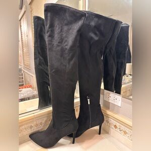Marc Fisher Black Over the Knee Boots